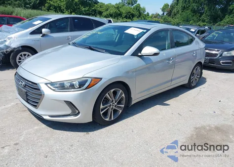 2017 Hyundai Elantra Limited из США, поврежденный, VIN 5NPD84LF0HH208802